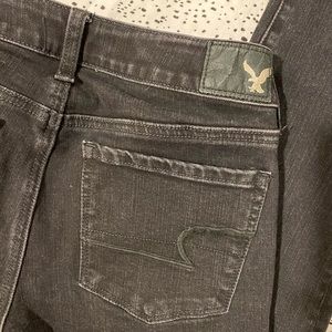 American Eagle 360 Super Stretch Black Jeans